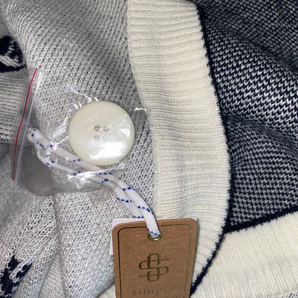 Simply Southern Cropped Turtle Cardigan NWT Size XXL - Picture 5 of 6